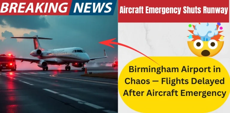 Birmingham Airport Aircraft Incident Causes Flight Chaos